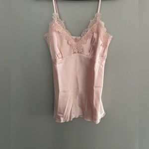 Women’s silk lace cami top